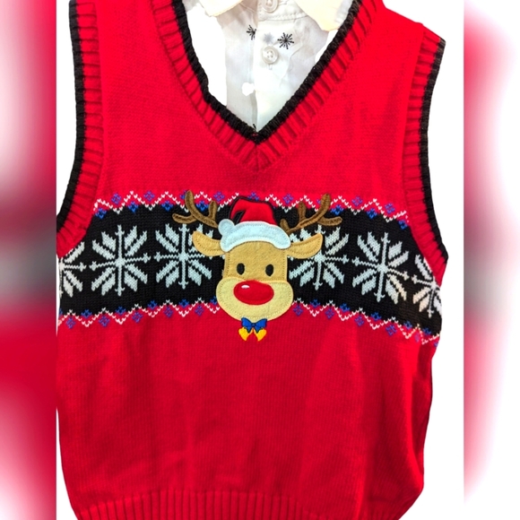 IZOD 3 Piece Toddler Xmas Outfit... Size 4T - Picture 4 of 5